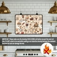 thumbnail image 4 of Renewold Stove Cover for Glass Top Stove, Induction Electric Stove Top Cover Protector Oil Resistant Heat Resistant Washer Dryer Top Mat, 29'' x 21'', Coffee Latte Chocolate Beige, 4 of 7