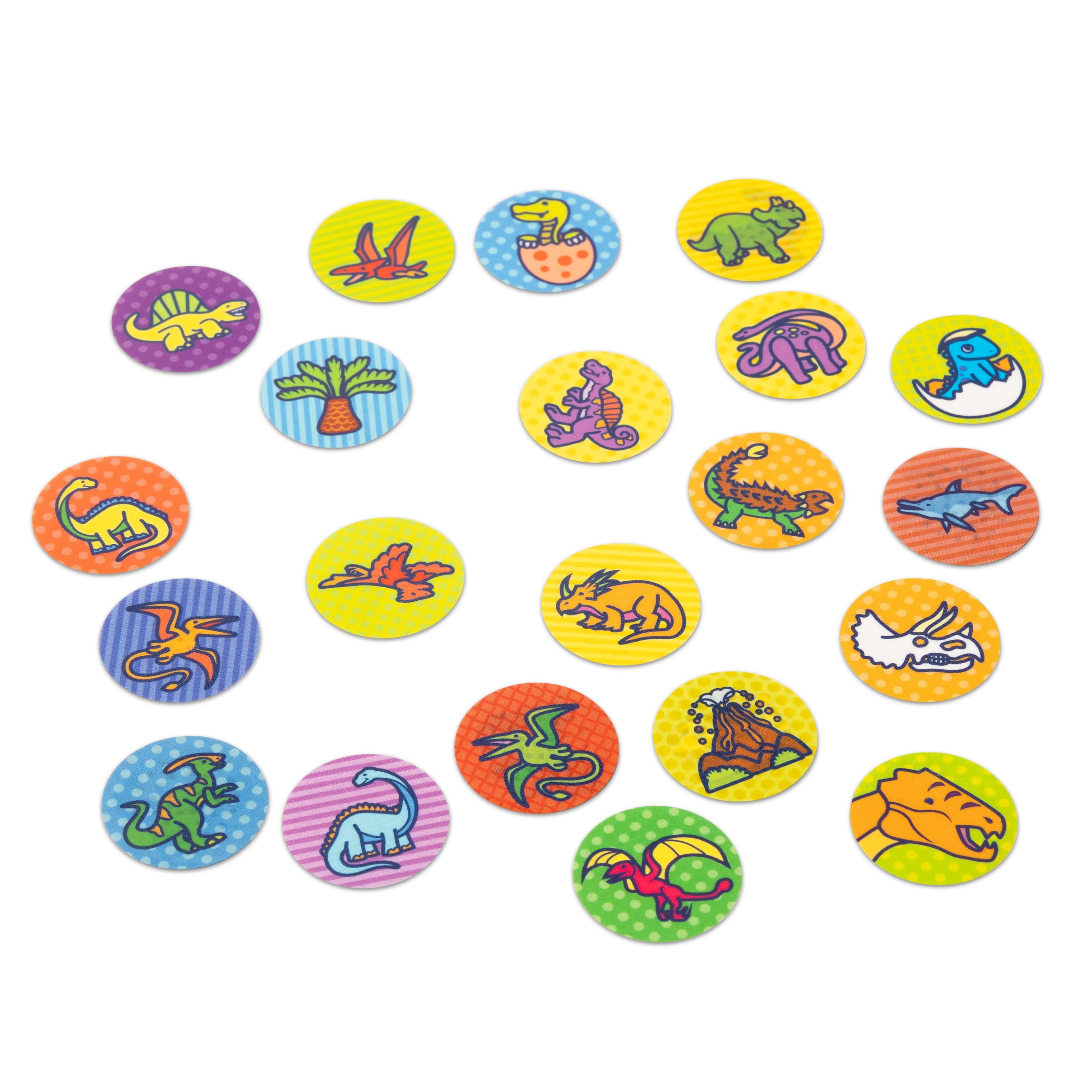 Melissa & Doug Sticker WOW – Estampeuse Dinosaure Avec 300 Autocollants Et 24 Pages D’activités – Dès 3 Ans – Voyage Sans Bazar