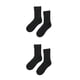 thumbnail image 2 of Jumpingount 1 par de calcetines de invierno, medias térmicas de suelo de Color sólido, calentador de pies de ocio, accesorio de vestir Negro Hombres 2piezas, 2 of 6