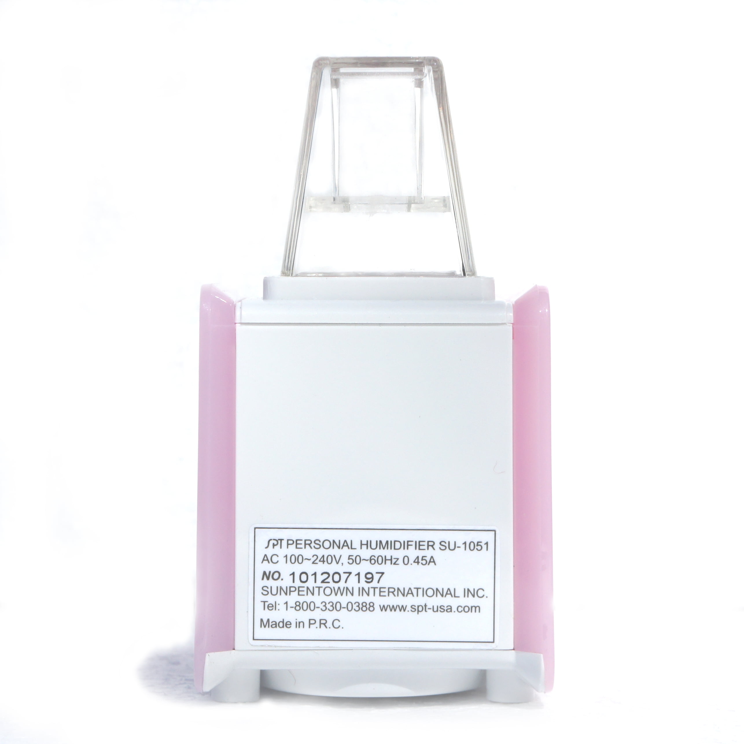 SunpentownPersonal Humidifier (Pink/White)