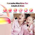 thumbnail image 5 of VIVISTAR Unisex Karaoke Machine for Kids with Two Wireless Microphones, 5 of 9