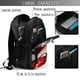 thumbnail image 4 of Balery Red Wine Rose Mochila con carga USB para hombre y mujer - Mochila impermeable y antirrobo para laptop con puerto USB para viajes, trabajo, 4 of 7