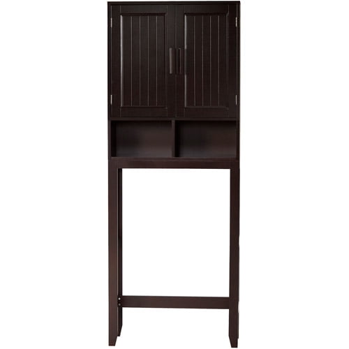 Elegant Home Fashions Dolce Over the Toilet Space Saver, Dark Espresso