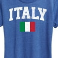 thumbnail image 3 of Instant Message - Italy Flag - Women's Short Sleeve Graphic T-Shirt, 3 of 6