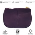 thumbnail image 3 of Cowhide Leather Coin Purse Pouch w Zipper and Key Fob, 3 of 6