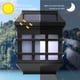 thumbnail image 3 of Luz De Panel Luz De Pared De Carga Solar Led Smd Luz De Panel Solar Con Sensor De Control De Luz Carcasa Impermeable Para Patio Sweethay HA027318-01, 3 of 7
