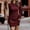 Wine, variant on Womens Sweater Dress High Collar Long Sleeve Solid Color High Collar Knitted Long Dress V Neck Bridesmaid Dress Long plus Size Wrap Dresses for Women 3x Sweater Dress for Women plus Size Lace Maxi