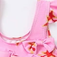thumbnail image 5 of Odeerbi Toddler Girls Flotation Swimsuit with Swim Cap Toddler Baby Float Cute Sleeveless One-piece Swimwear + Swimming Cap Buoyancy Swimsuit Suit Pink 2-3 Years, 5 of 6