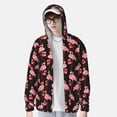 thumbnail image 2 of Gaeub New Year Flamingo Men's and Women's UPF 50+ Long-Sleeved Sun Protection Clothing, Fishing Shirt Long Sleeve Zip-XX-Large, 2 of 7