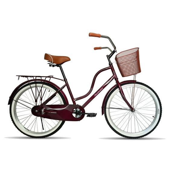 Bicicleta BLACK PANTHER Santorini R24 Morado Canasta