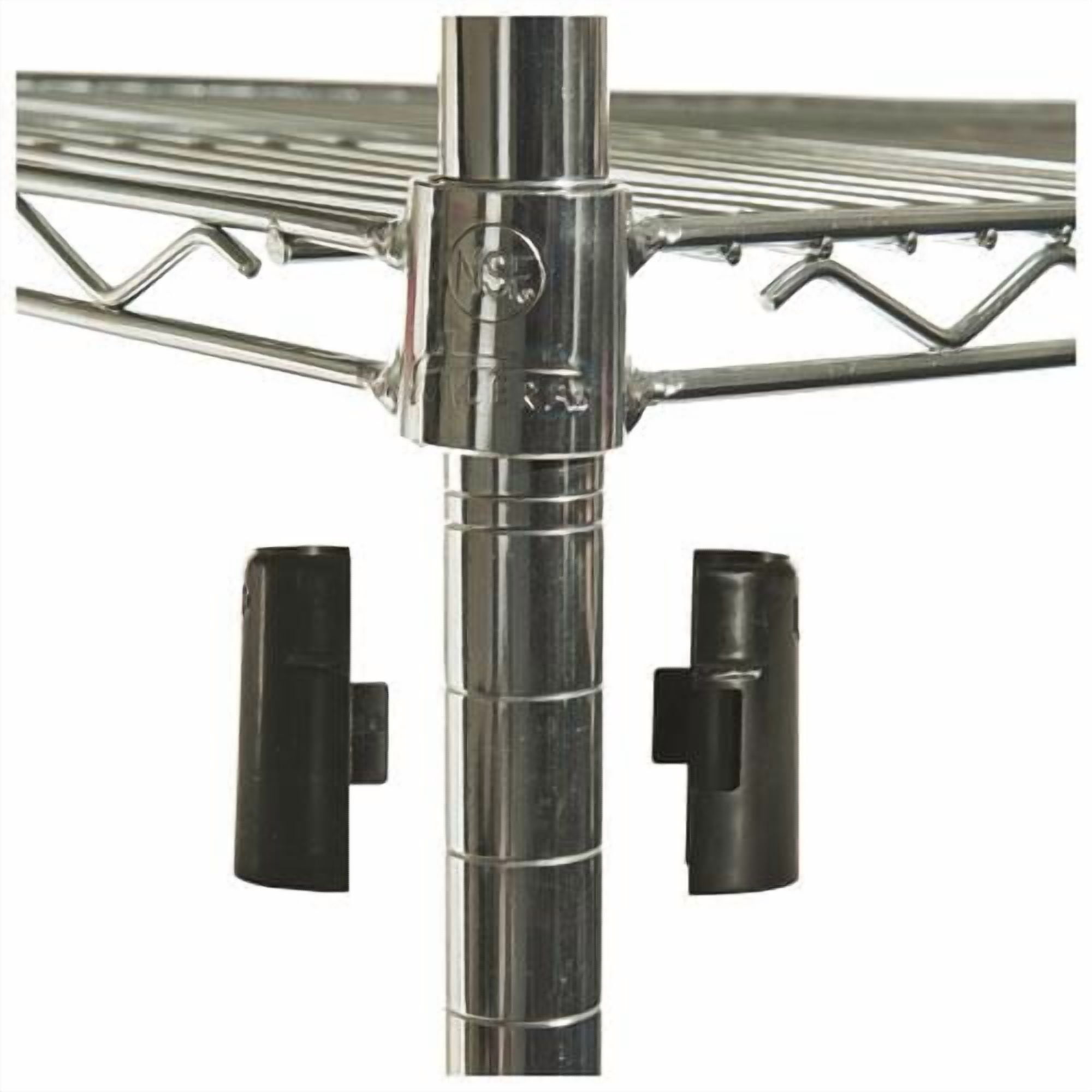 Alera SW503624SR Industrial Wire Shelving Starter Kit 4 Shelves 36w x 24d x 72h Silver