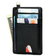 Badiya Slim Minimalist Front Pocket RFID Blocking Men & Women Card Holder Card Case