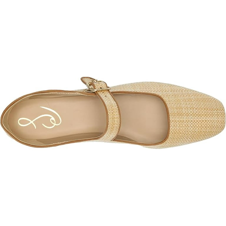 Sam Edelman Michaela Bleached Beechwood Mary Jane Ankle Strap