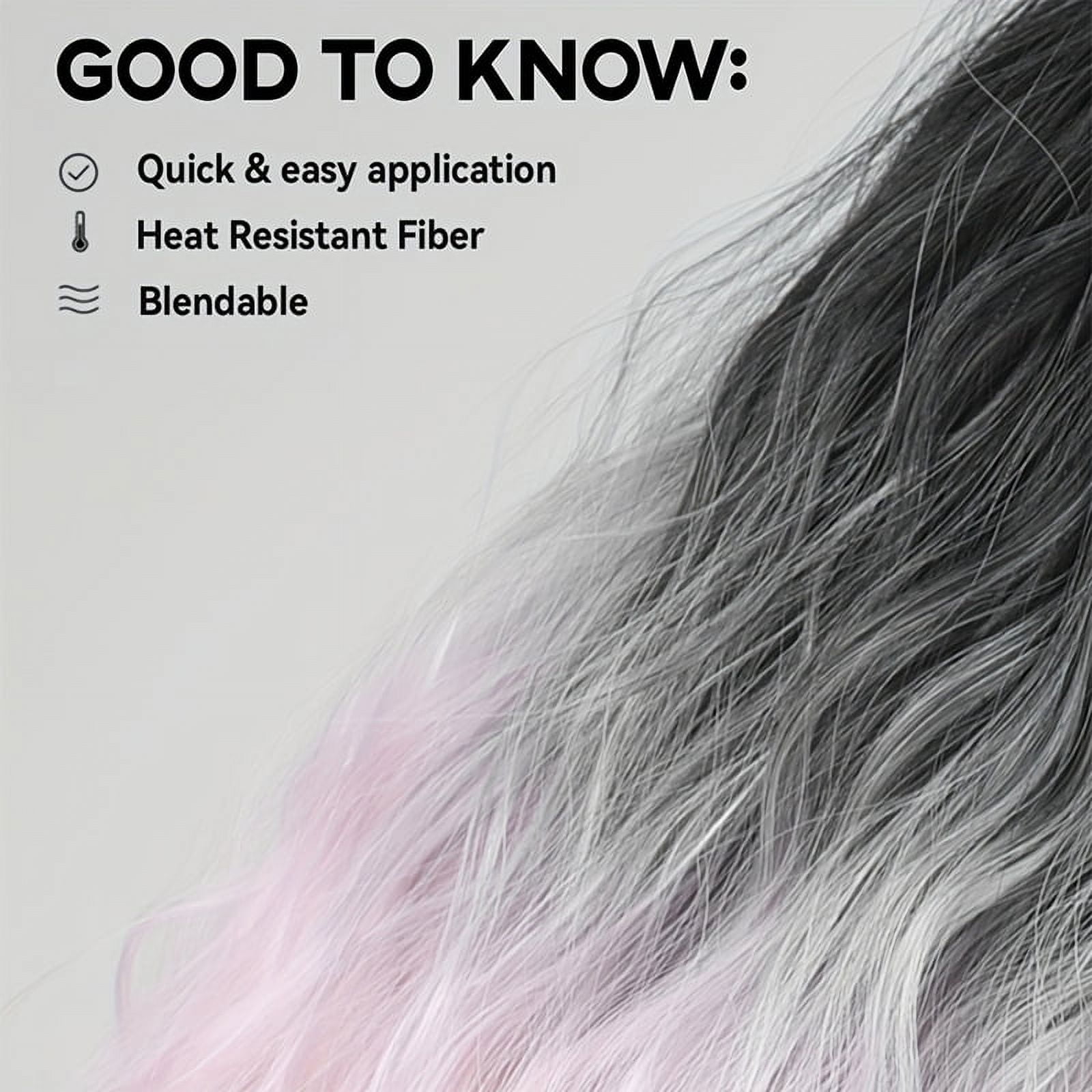 18-inch Synthetic ponytail hair extension wig gradient  water ripple claw clip in long curly wavy ponytail hairpiece for women