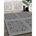 thumbnail image 2 of Ahgly Company Indoor Round Patterned Dark Gray Area Rugs, 7' Round, 2 of 6