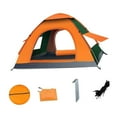 thumbnail image 2 of Tienda de campaña para 3-4 personas, fácil y rápida instalación, refugio, ligera, automática, tienda de campaña instantánea con bolsa de transporte ventanas, 2 of 8