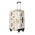 thumbnail image 2 of Xecao Cute Little Animals print Elastic Luggage Cover, with double-sided print , is perfect for travel, business, and daily use, 2 of 9