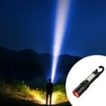 thumbnail image 2 of Hvmvliv Bright Flashlight Multi-Functional Bright Flashlight Rechargeable Portable Long Life Burst Bright Flashlight Bright Super Bright Outdoor Long Life Black, 2 of 6