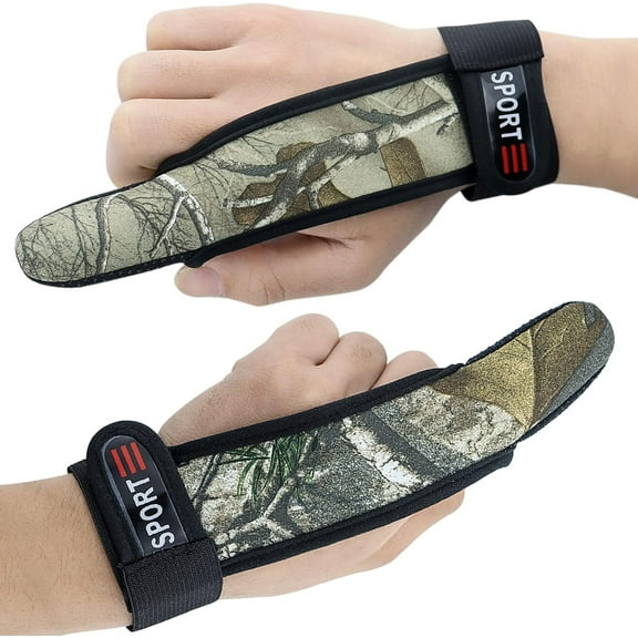 BB Hapeayou Single Finger Fishing Gloves (4 Pack) Casting Braided Lines Anti-Slip Professional One Finger Glove Protector for Surf Fishing Men