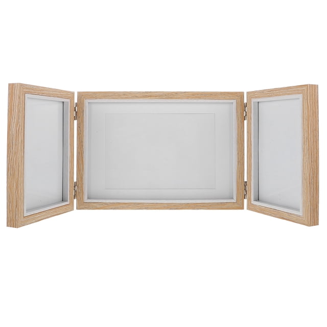 MasteelfCA Wooden Photo Frame Display Photo Frame Picture Frame Fodable Picture Frame