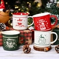 thumbnail image 7 of Gingprous Christmas Mugs Set of 4, Christmas Coffee Mug with Festival Design, Christmas Gifts for Women Men, Family, Holiday Mugs, 13 Oz, 7 of 7
