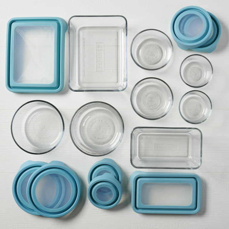 Anchor Hocking TrueSeal Glass Food Storage, Set of 16