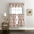 thumbnail image 5 of Curtainworks Antique Rose Valance, Light Filtering Rod Pocket, 1 Piece, Indoor, Red , 54"W x 14"L, Adult, 5 of 5