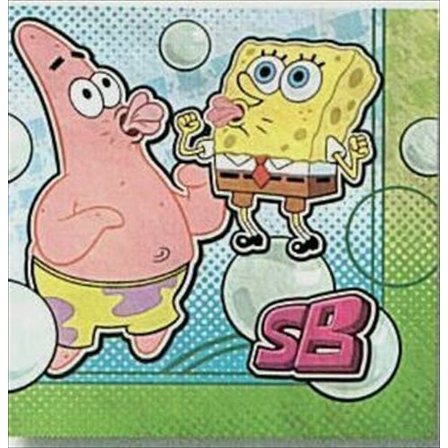SpongeBob SquarePants 'Bubbles' Lunch Napkins (16ct)