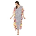 thumbnail image 3 of Oussum Women Plus Size Kaftan Dresses for Ladies Kimono Sleeve Caftan Long Maxi Kaftans Online, 3 of 8