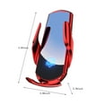 thumbnail image 3 of Wireless Car Charger,Fast Wireless Charger Wireless Charger Stand 15W Fast Charging Intelligent Induction Phone Holder,Electronic Control Telescoping,Fit for All Smartphones,Red, 3 of 9