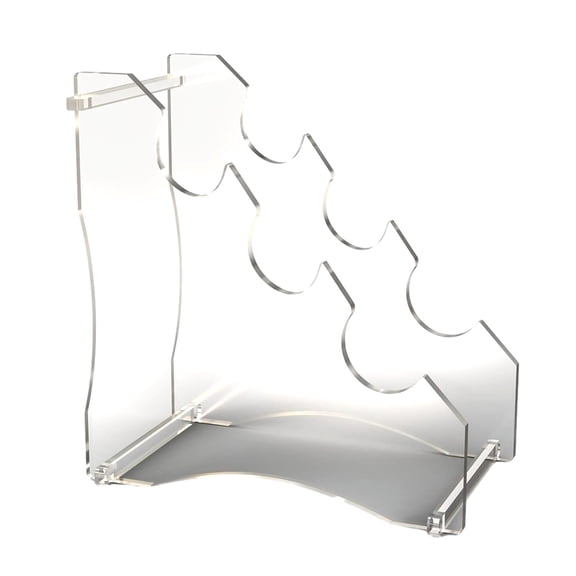 Yuarrent Soporte acrílico que muestra la pantalla para todos los rangos de aplicación de accesorios de exhibición con de estante fácil Type3 NO3