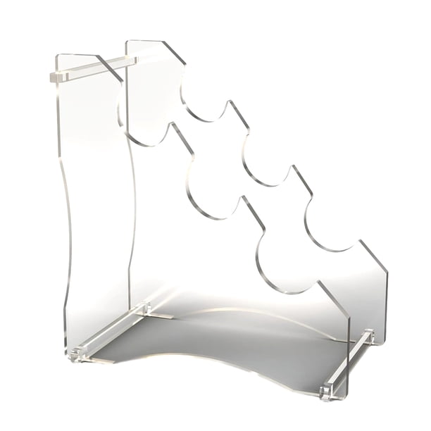 Yuarrent Soporte acrílico que muestra la pantalla para todos los rangos de aplicación de accesorios de exhibición con de estante fácil Type3 NO3