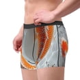 thumbnail image 2 of Uemuo Koi Fish Water Pattern Men's Boxer Briefs,Trunk Anti-Chafing,Comfortable, Durable, and Stylish Underwear-Large, 2 of 9