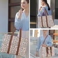 thumbnail image 4 of Bolso de mano BTOOP para portátil para mujer, hombro de trabajo, lona de 15.6 pulgadas, 4 of 9