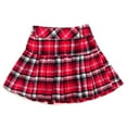 thumbnail image 5 of Disney Minnie Mouse Fleece Sweatshirt and Pleated Skirt Plaid Toddler to Big Kid, 5 of 5