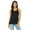 Black, variant on Bella + Canvas Ladies' Flowy Racerback Tank - B8800
