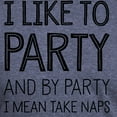 thumbnail image 3 of CafePress - I Like To Party And By Part Mens Tri Blend T Shirt - Mens Tri-blend T-Shirt, 3 of 4