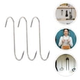 thumbnail image 4 of 10Pcs Meat Hooks Stainless Steel Wall Hooks S-Shaped Hooks Kitchen Gadget, 4 of 7