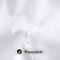 thumbnail image 4 of Extra Wide, Washable Textile for Bathroom, Stylish Mold-Resistant Design Waterproof & Anti-Mold White Shower Curtain, 4 of 6