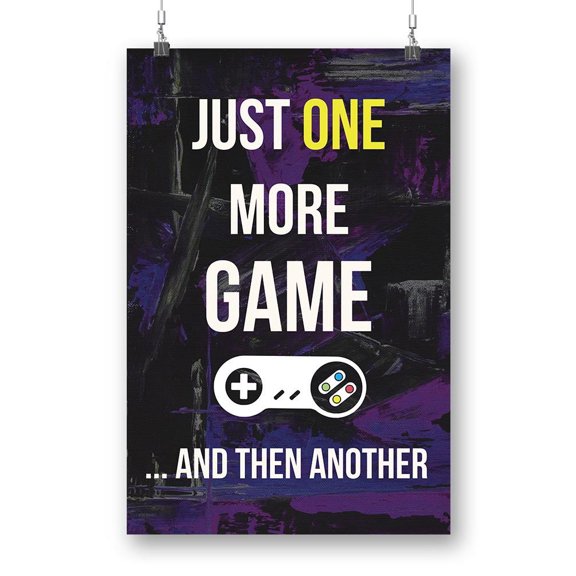 Gamer At Play Ii Poster - Annie Warren Designs,