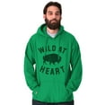 thumbnail image 5 of Wild At Heart Buffalo Inspirational Hoodie Sweatshirt Women Men Brisco Brands X, 5 of 6