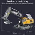 thumbnail image 4 of Excavadora de Control remoto para niños, excavadora, camión de basura, juguetes de coche Rc, ingeniería eléctrica, modelo de vehículo de alta tecnología de 2,4g, juguetes para niños, regalos, 4 of 10