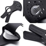 Face Mask with Activated Carbon Filters - Quick Shipping from USA