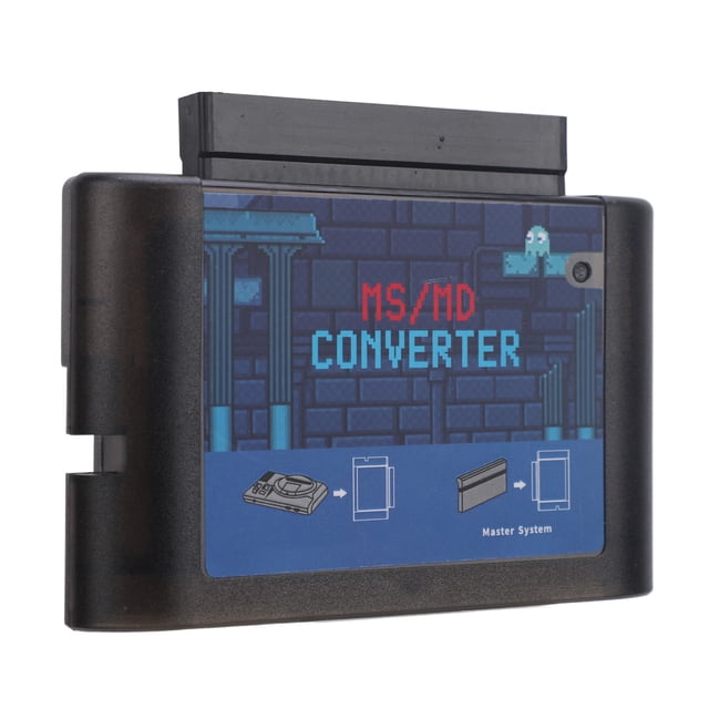 MS to MD Game Card Converter for Retron5, for Retron3, for Retron2, for Mega Drive and for Genesis, Game Video Cassette Converter.