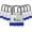 6 Pack, variant on Padlocks Keyed Alike, of 6, Laminated Keyed Lock (1-9/16", 40mm), Padlocks with Same Key, Normal Shackle, for Toolbox, Locker & StorageUnit or