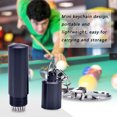 thumbnail image 3 of Pool Tip Pick  Billiard Tip Shaper Billiard Pool Snooker Stick Shaper Cue Tip Pick Keychain Repair Tool Black, 3 of 7