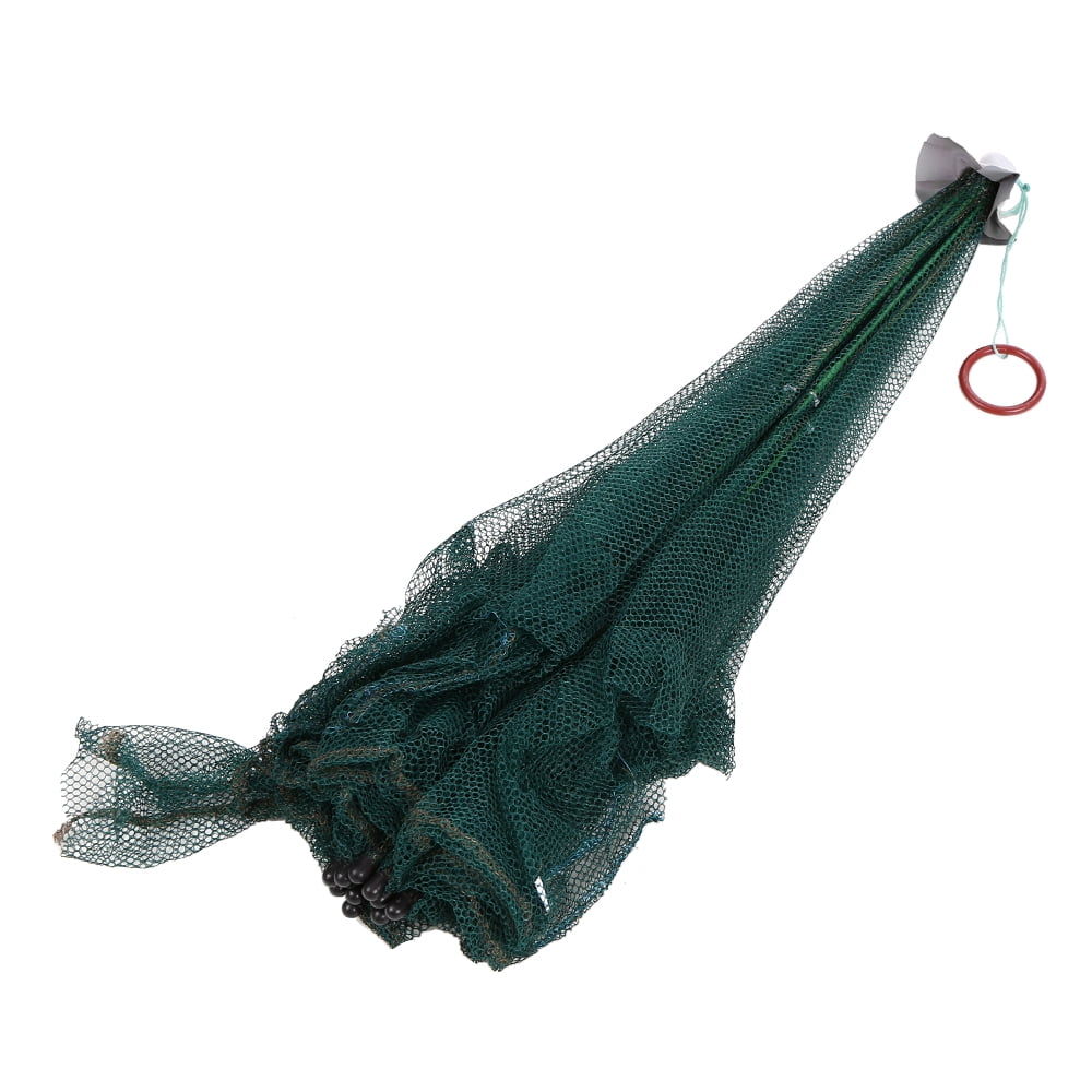 4//6//8//10 Hole Automatic Fishing Trap Portable Folding Fishing Net Fish S7D8