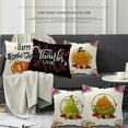 thumbnail image 3 of Yidarton Thanksgiving Pillow Cover Linen Home Pumpkin Letter Printed Pillowcase Living Room Sofa Cushion Cover, 3 of 6