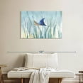 thumbnail image 2 of Elephant Stock Undersea Ray Wall Art - Horizontal Canvas Wall Art - Living Room Wall Decor - Watercolor Animal Canvas - Blue And Beigedecor By Danhui Nai - 36" x 24", 2 of 8