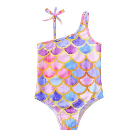 

LBECLEY Cow Print Short Summer Toddler Girls Suspenders 1 Piece Swimwear Beach Onesie Swimsuit Bikini Girls Swim Suite Girls Sweatshirt Pink 110